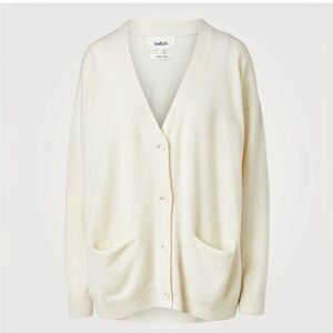ba&sh 100% Cashmere Ivory Cardigan Sweater Women’s M French Designer